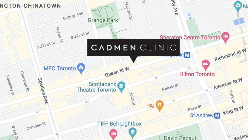 Cadmen Clinic map Location Toronto, ON